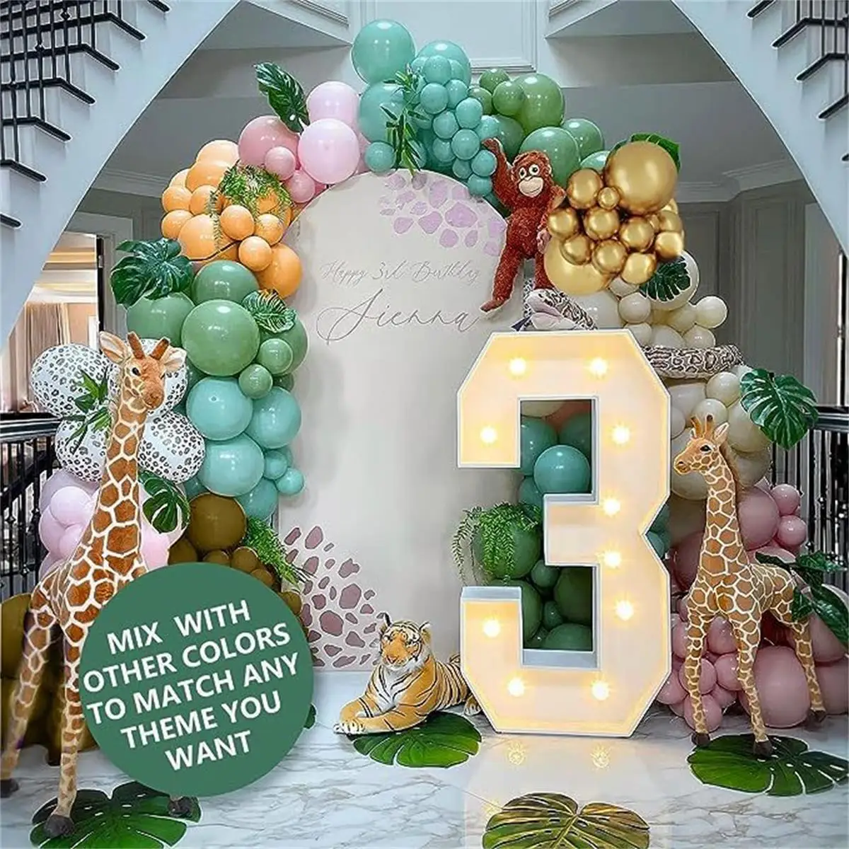 Zestaw girlandy balonowej z mo – Wedding Zoo recenzja i cena
